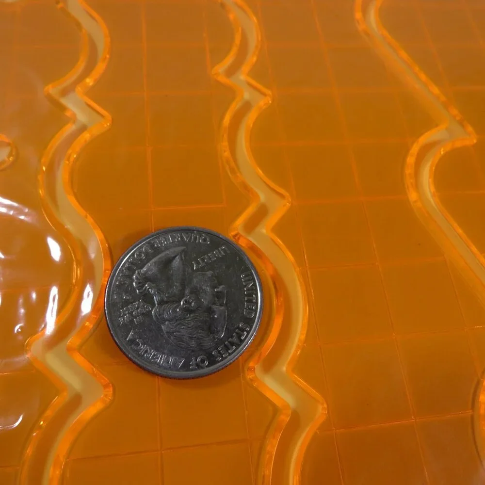 FISKARS “Shape Template” thick acrylic stencil BOARDERS #1